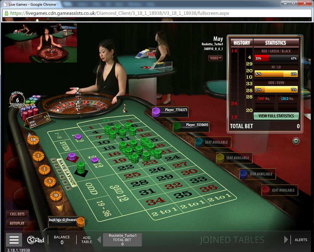 Live casino online